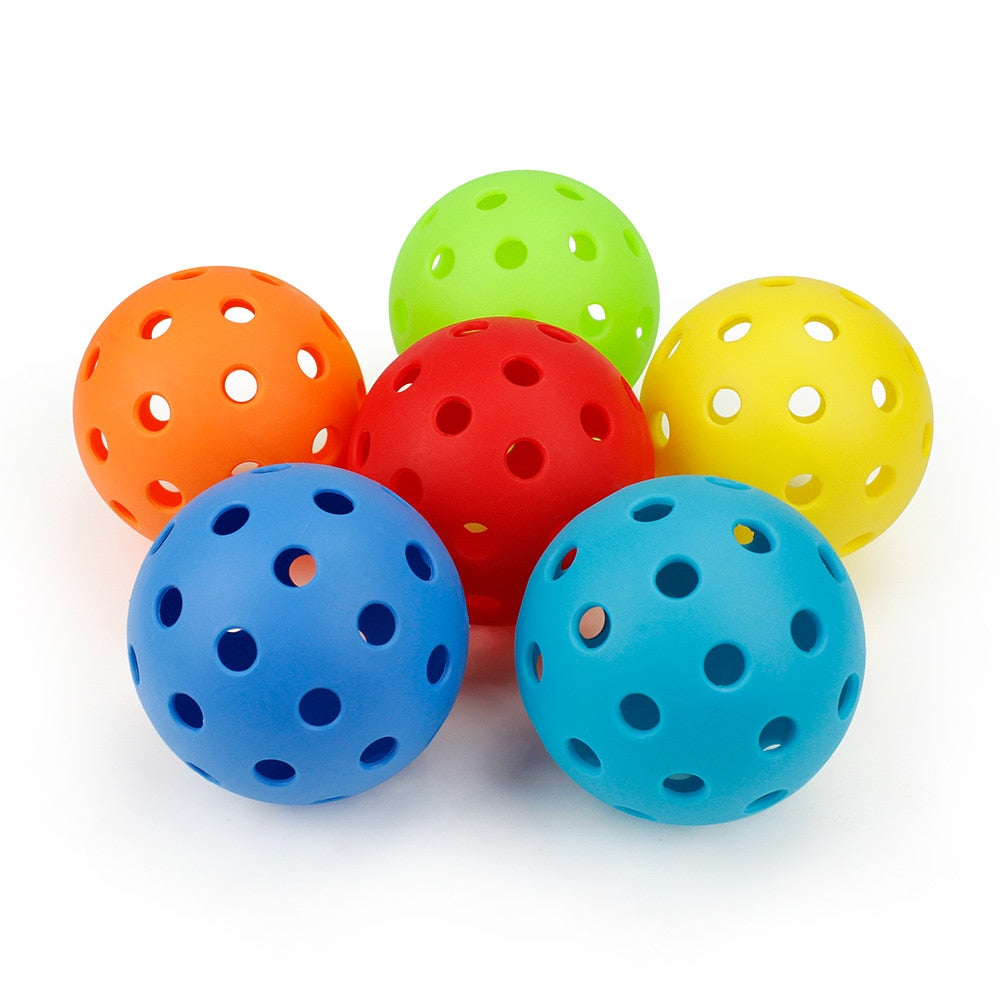 74MM Durable 40 Holes Outdoor 6/12/24Pcs Pickleballs - Pickleball Puns