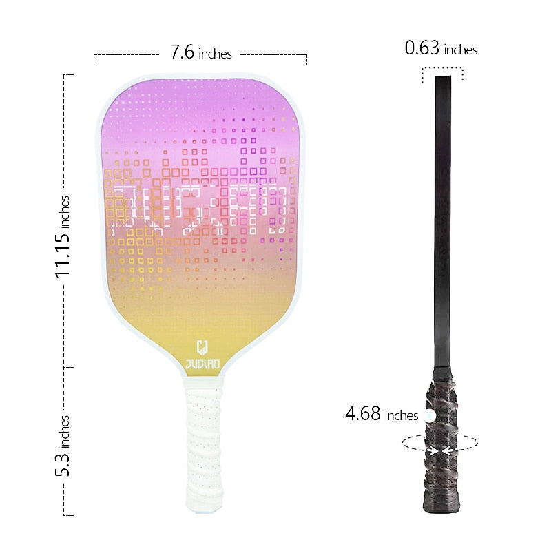 Carbon Fiber Pickleball Paddle With Polypropylene Hybrid Honeycomb Core - Pickleball Puns