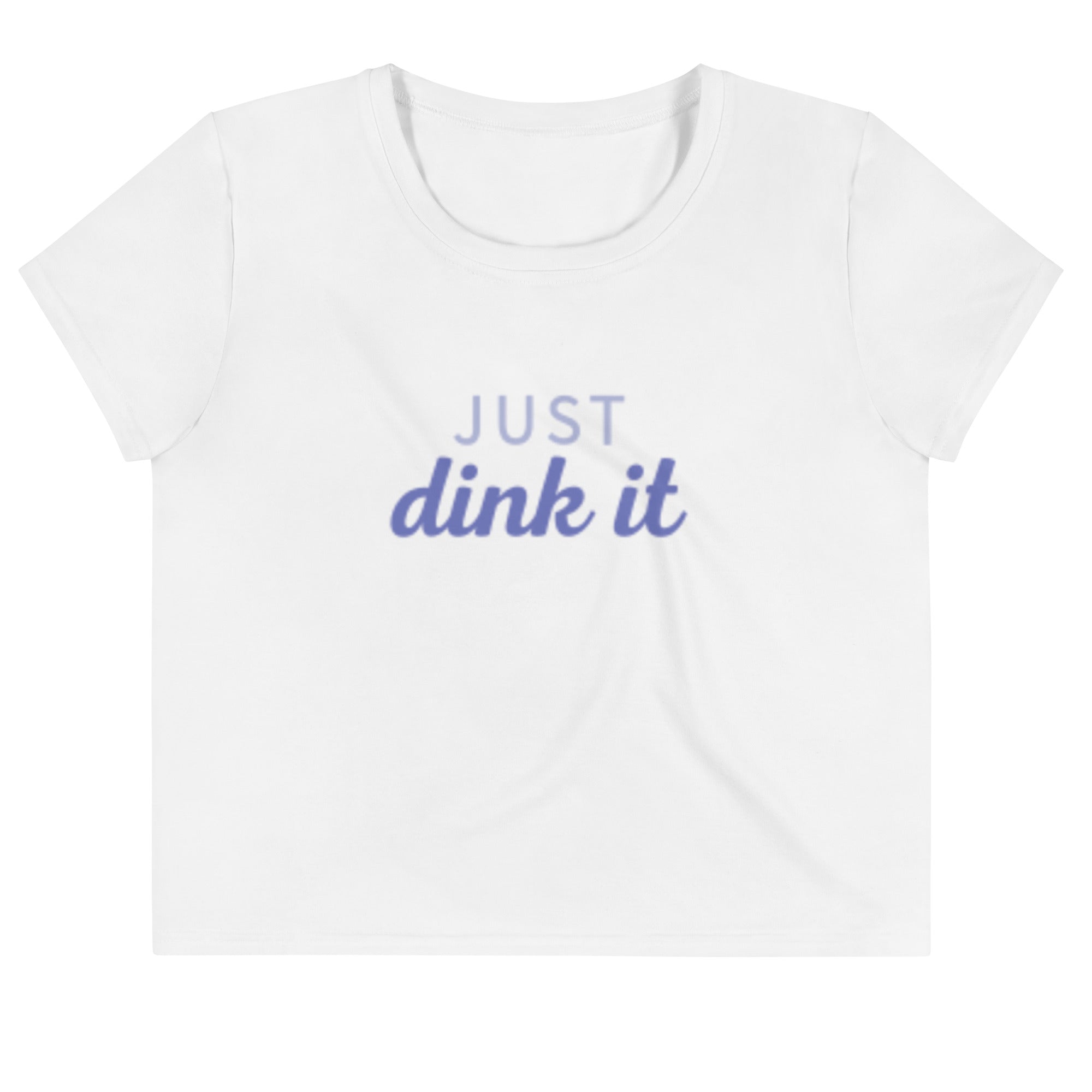 Just Dink It - Women's Crop Tee - Pickleball Puns