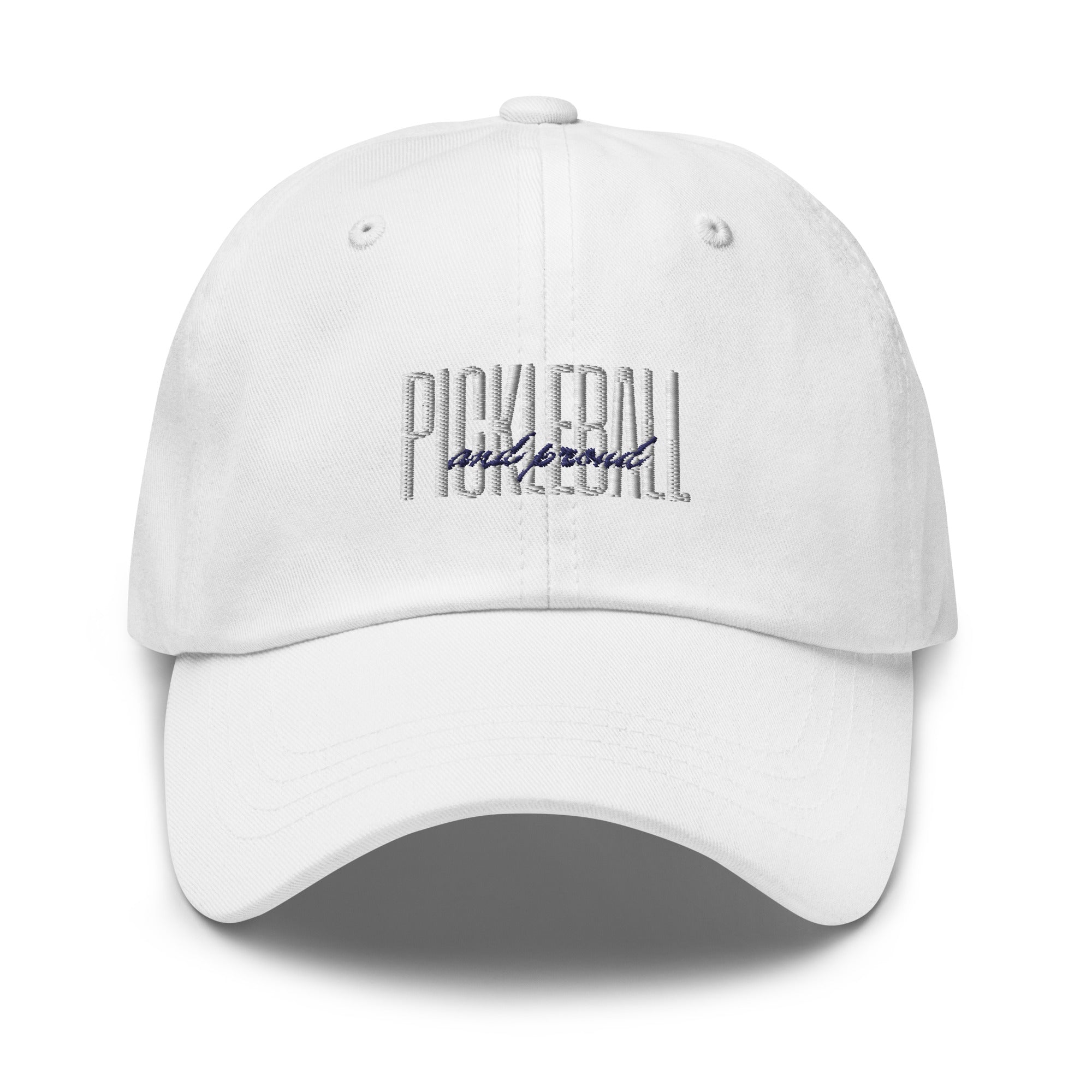 Pickleball and Proud - Sports Cap - Adjustable Strap with Buckle - Pickleball Puns