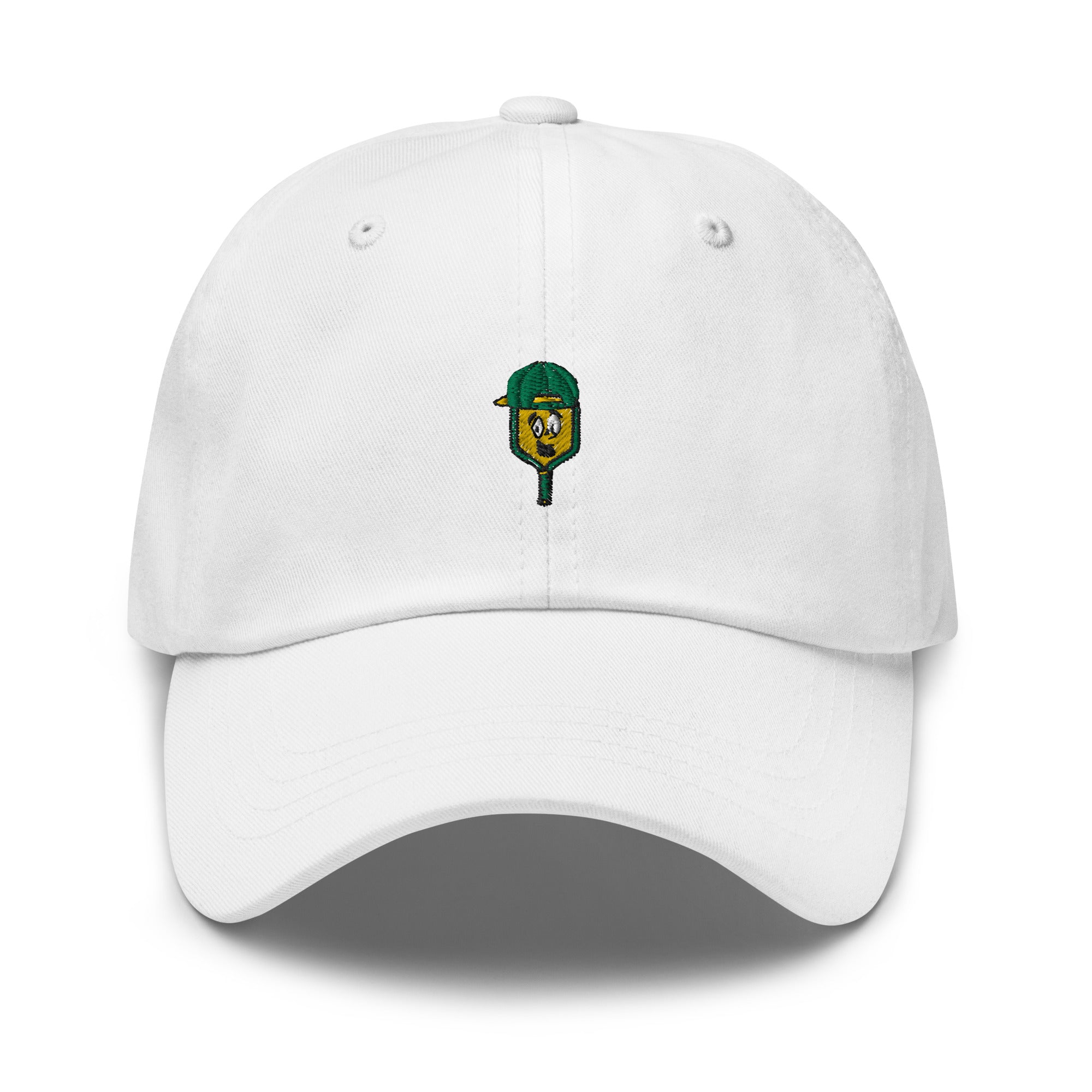 PP Paddle Logo Front - Sports Cap - Adjustable Strap with Buckle - Pickleball Puns