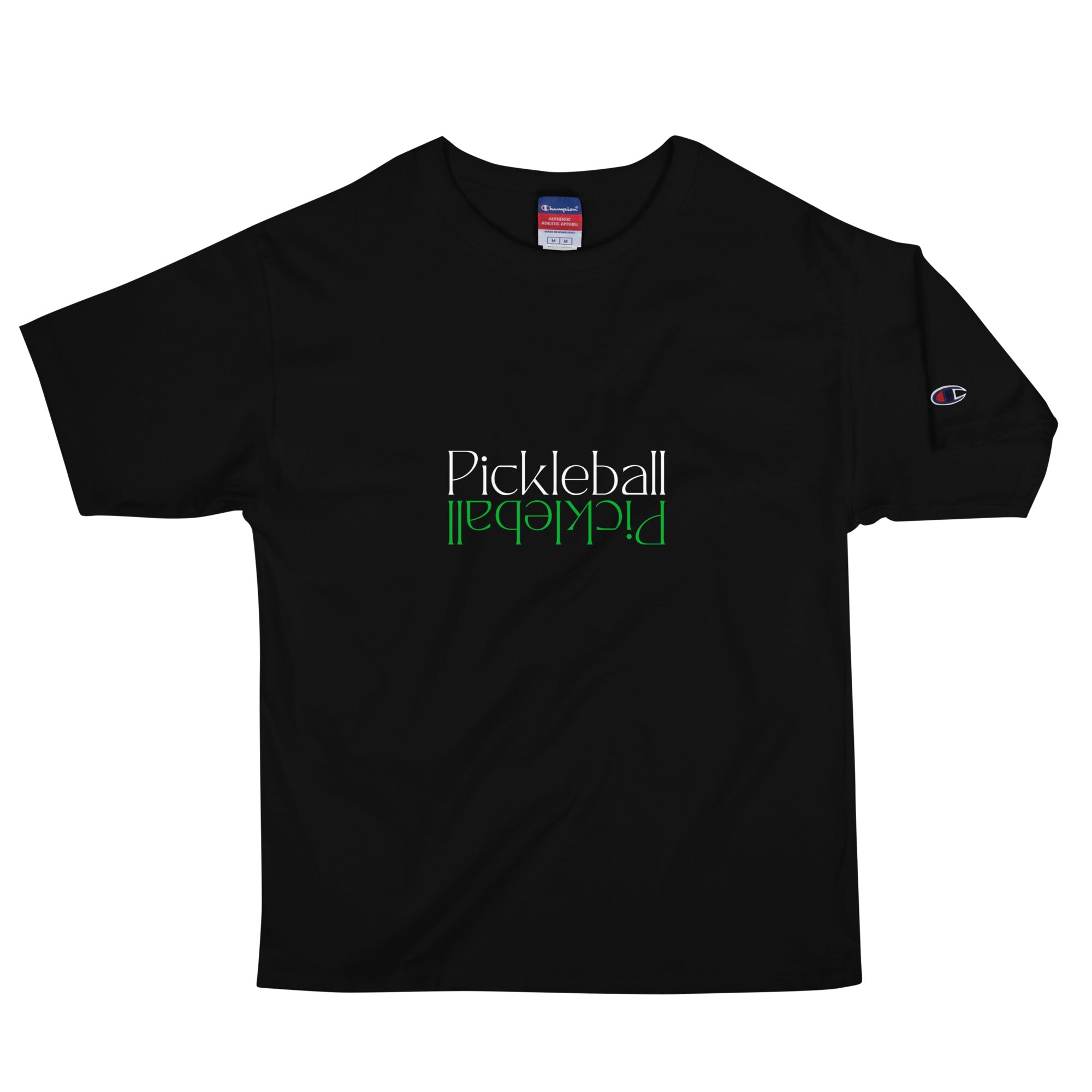 Pickleball Reflection - Men's Classic T-Shirt - Champion Logo - Pickleball Puns