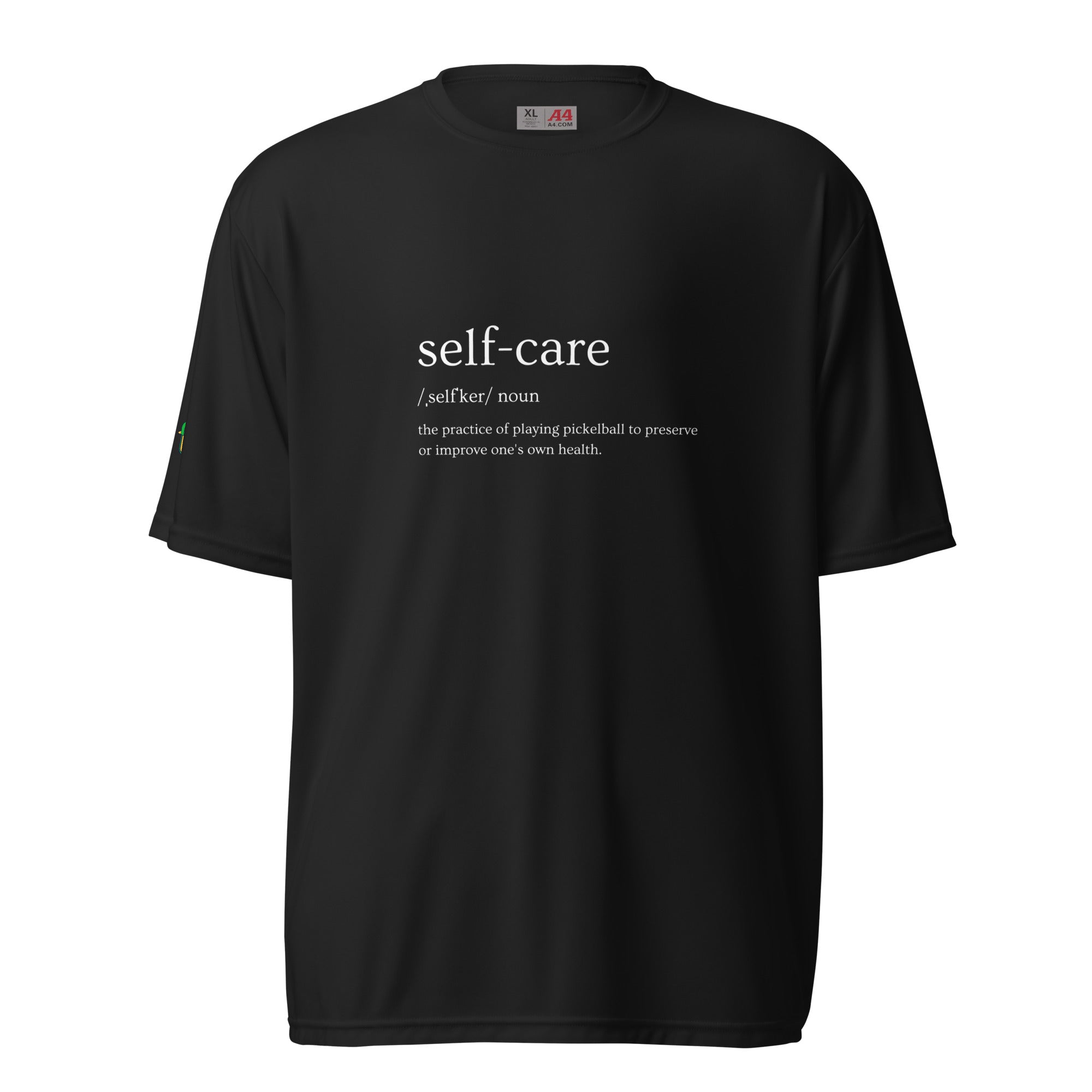 Self-Care Pickleball - Men's Performance Crew Neck T-Shirt - Pickleball Puns