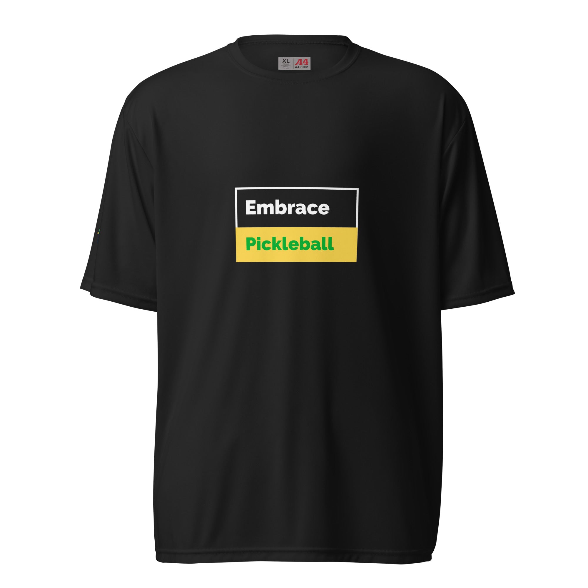 Embrace Pickleball - Men's Performance Crew Neck T-Shirt - Pickleball Puns