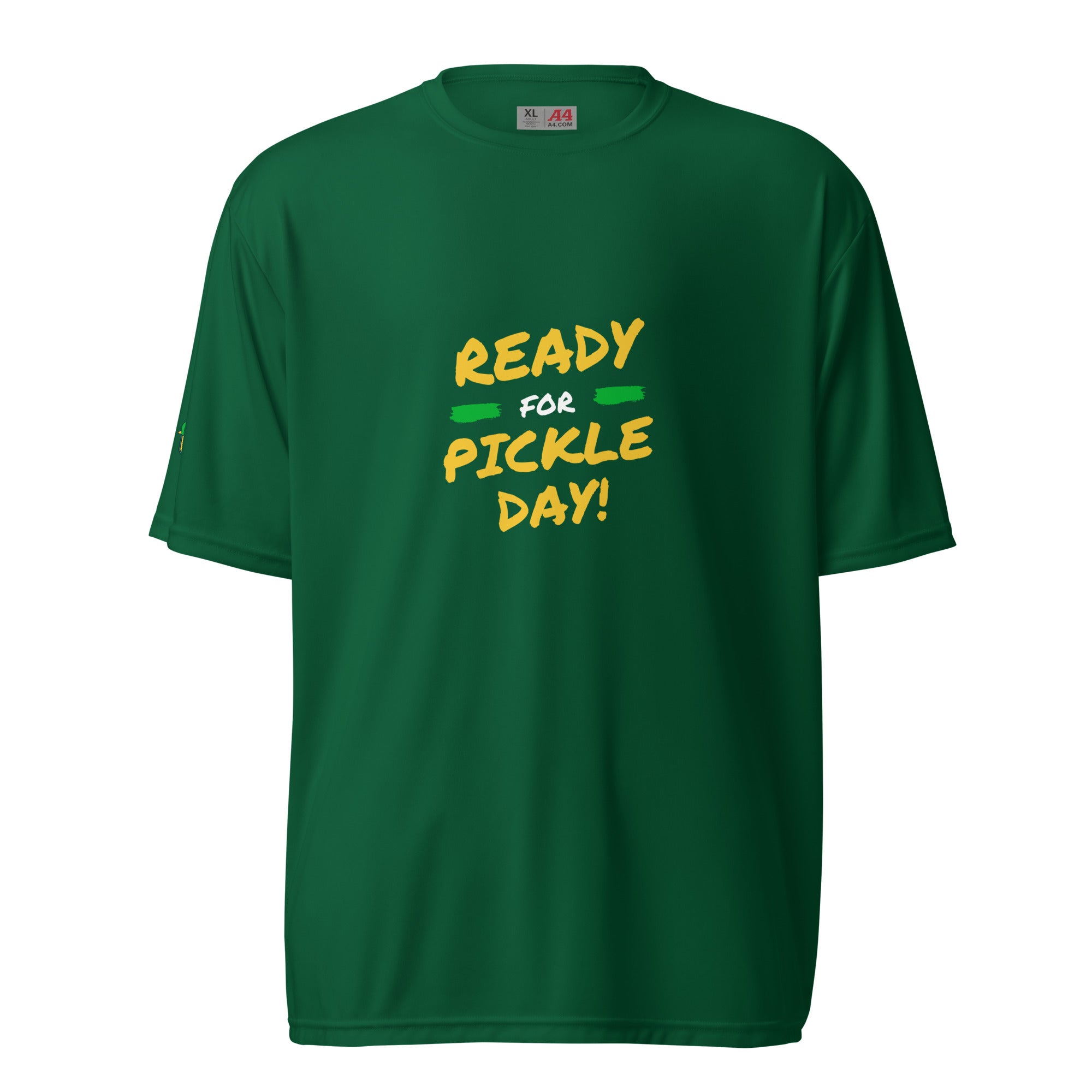 Ready for Pickle Day - Men's Performance Crew Neck T-Shirt - Pickleball Puns