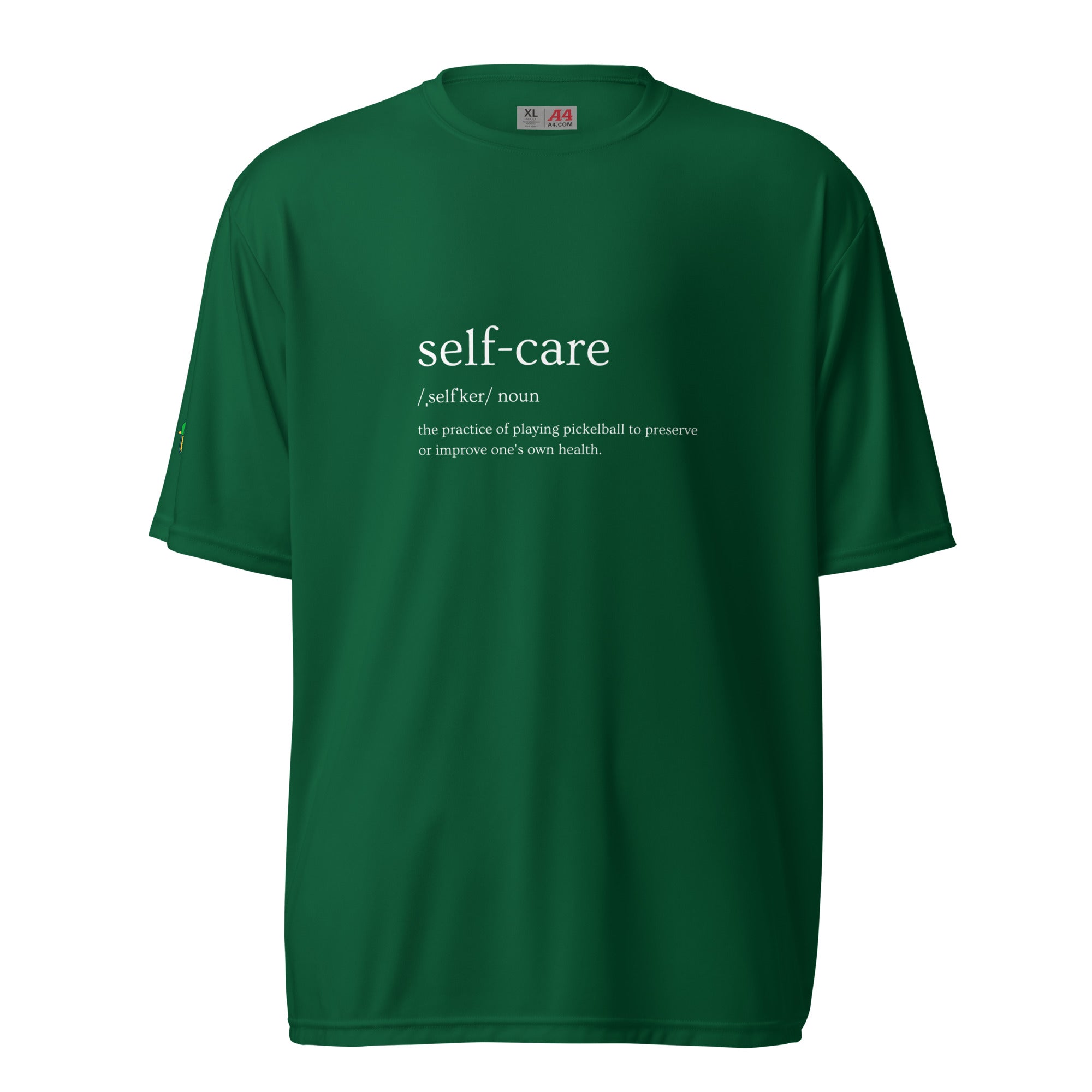 Self-Care Pickleball - Men's Performance Crew Neck T-Shirt - Pickleball Puns