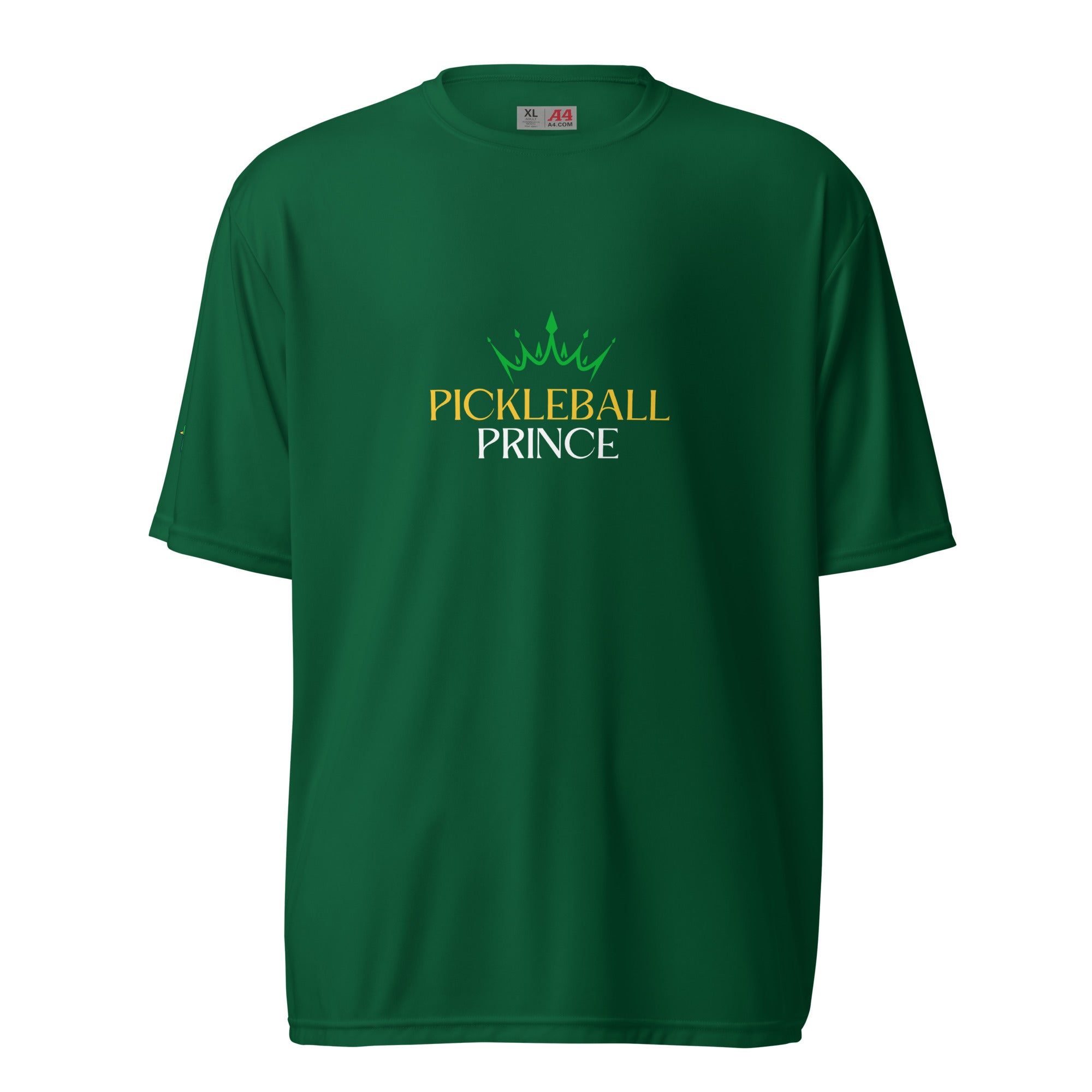 Pickleball Prince - Men's Performance Crew Neck T-Shirt - Pickleball Puns