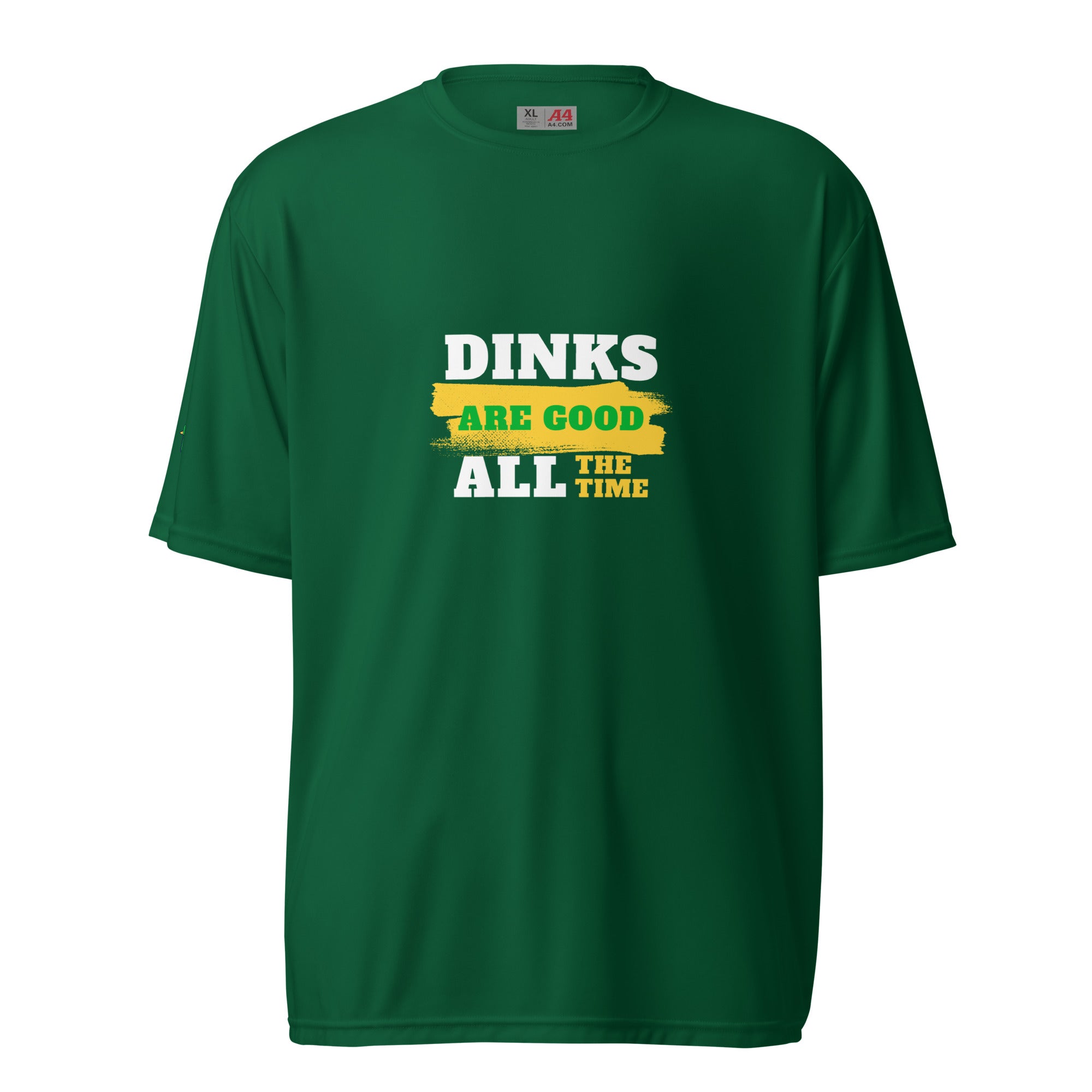 Dinks are Good All the Time - Men's Performance Crew Neck T-Shirt - Pickleball Puns