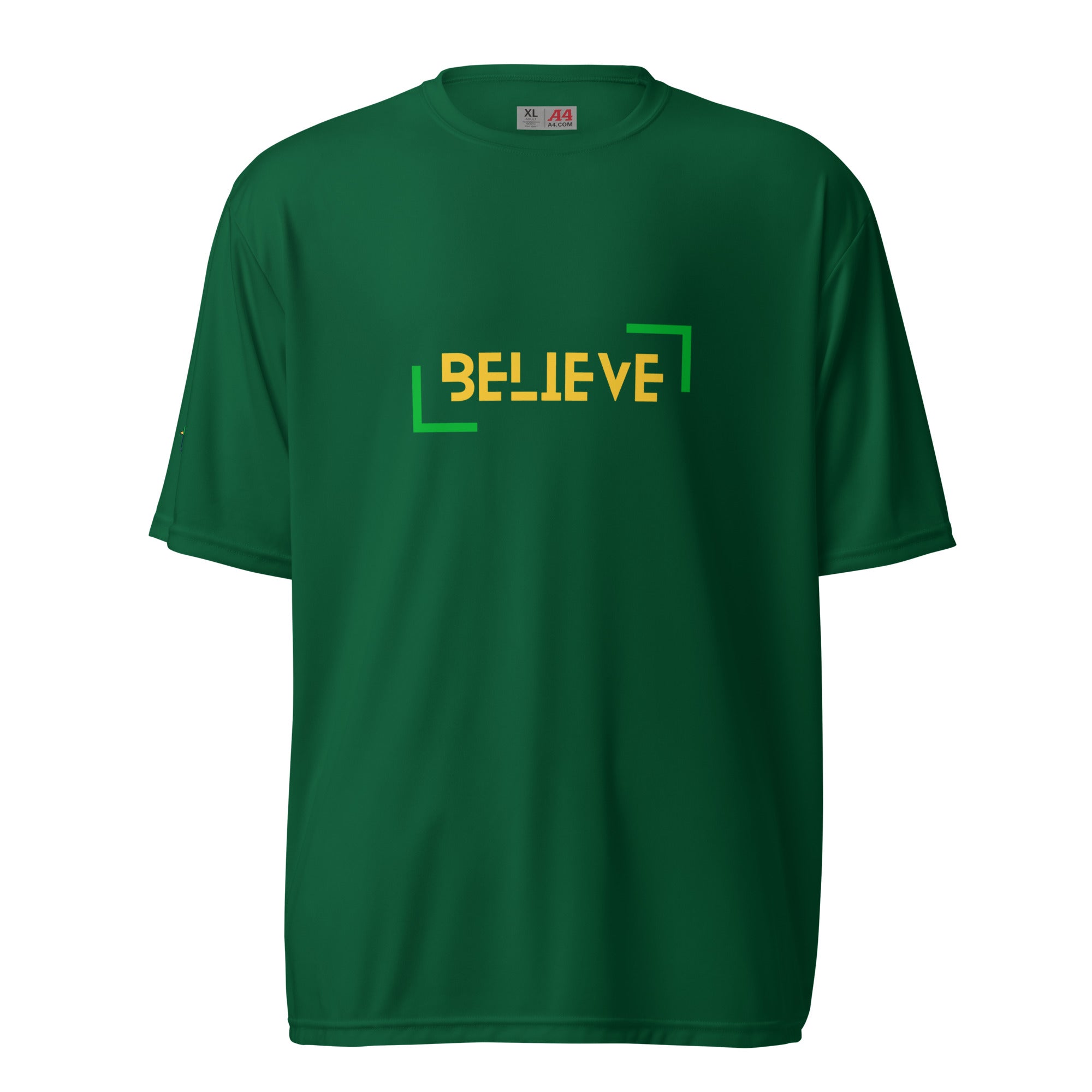 Believe - Men's Performance Crew Neck T-Shirt - Pickleball Puns