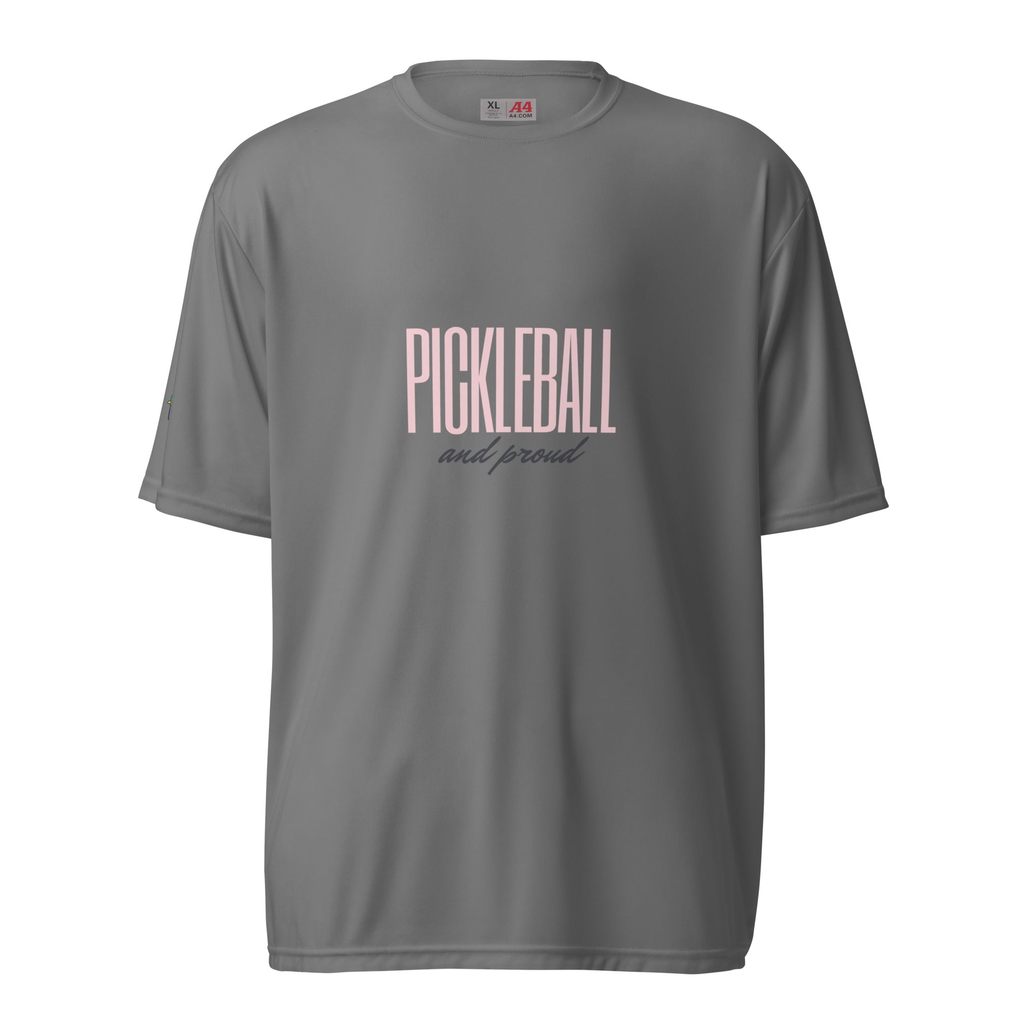 Pickleball and Proud - Women's Performance Crew Neck T-Shirt - Design 2 - Pickleball Puns