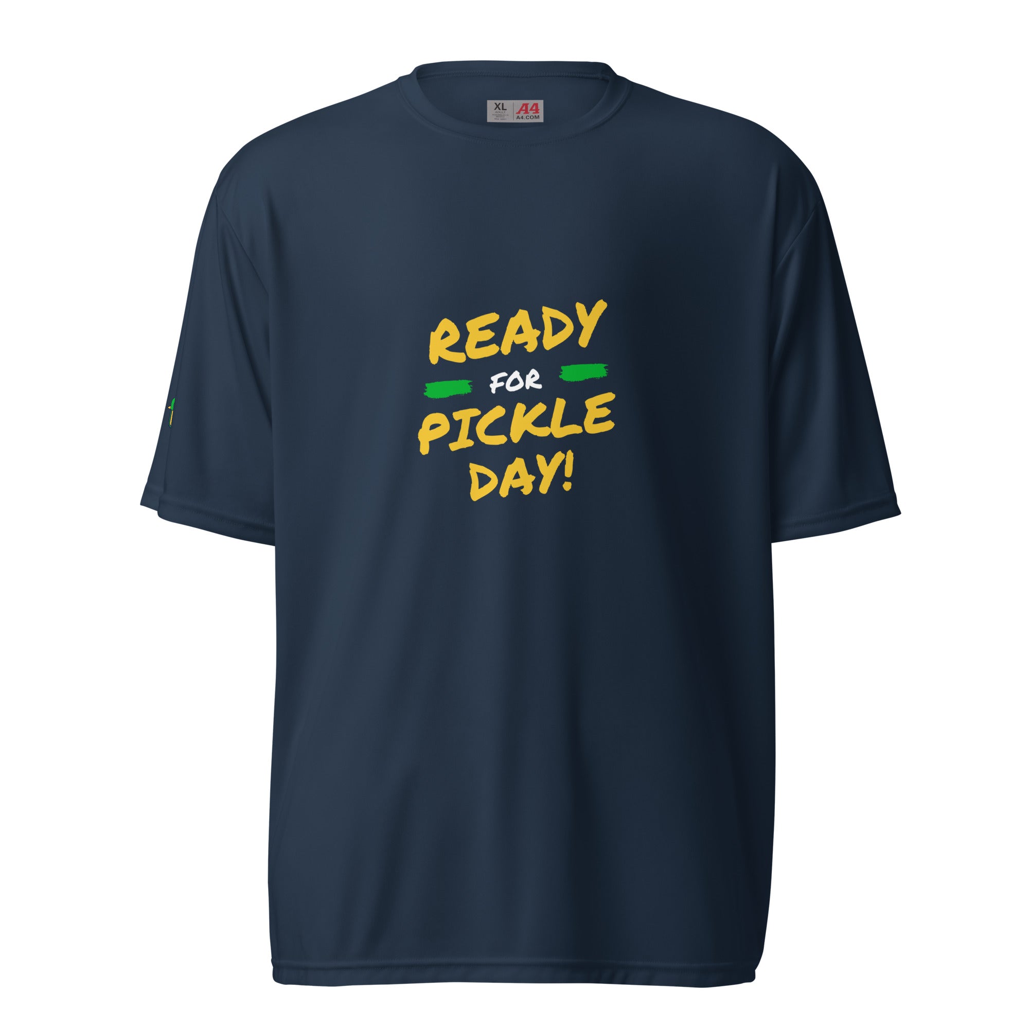 Ready for Pickle Day - Men's Performance Crew Neck T-Shirt - Pickleball Puns