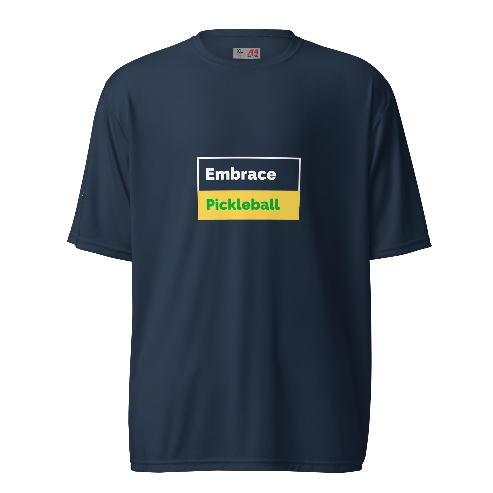 Embrace Pickleball - Men's Performance Crew Neck T-Shirt - Pickleball Puns