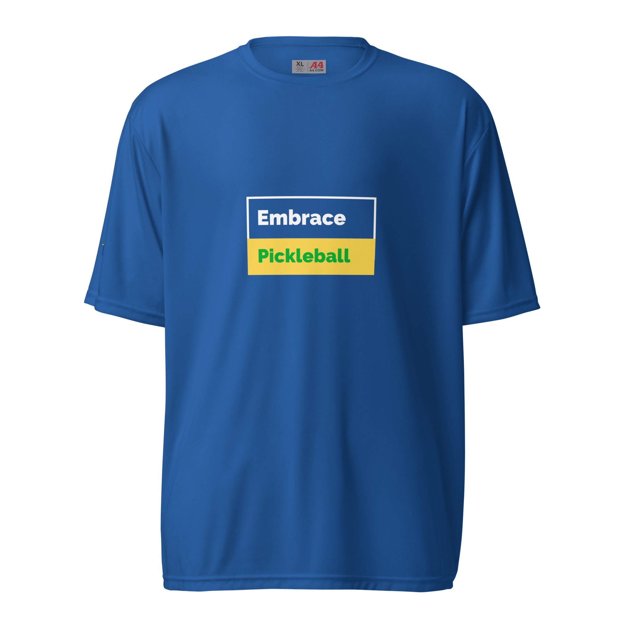 Embrace Pickleball - Men's Performance Crew Neck T-Shirt - Pickleball Puns