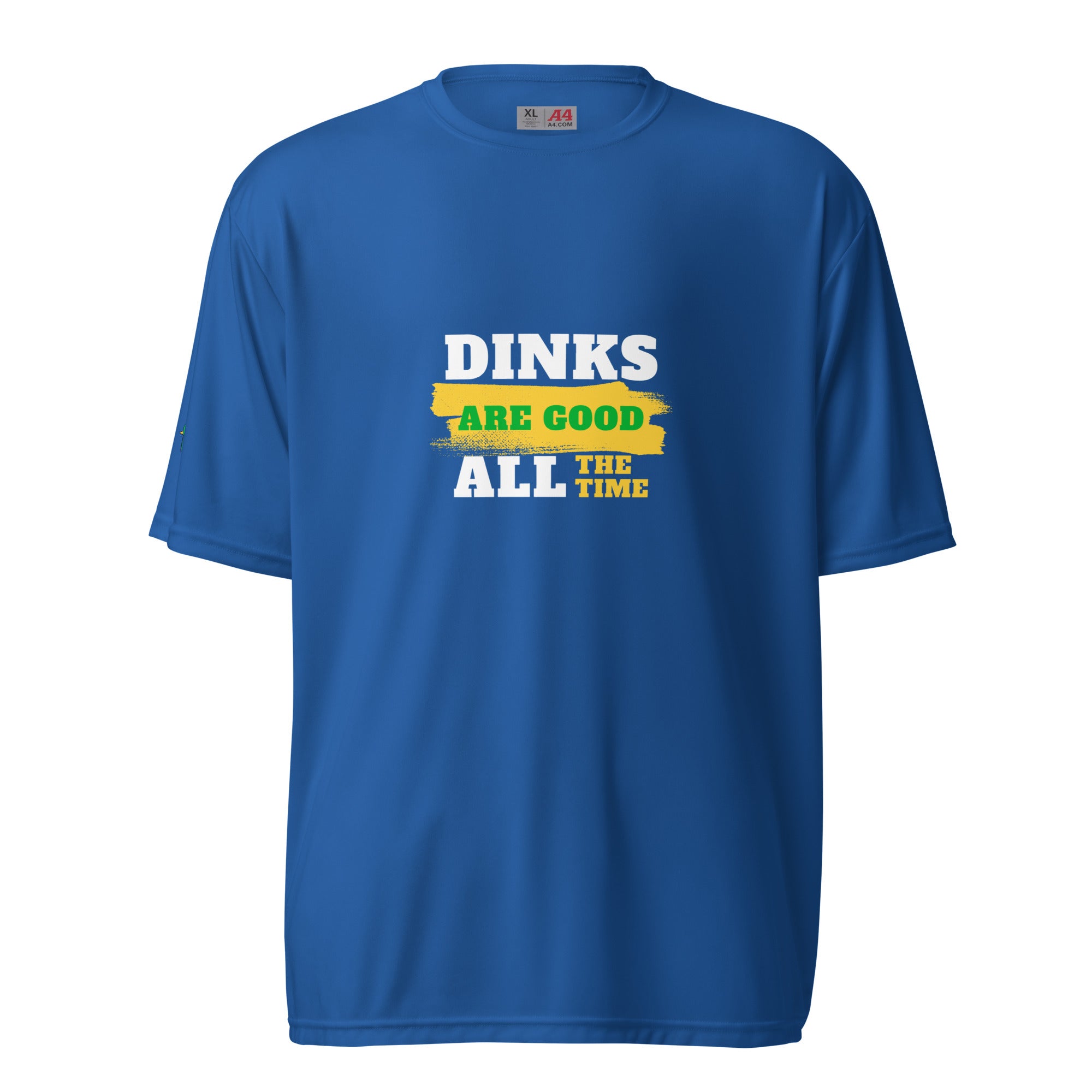 Dinks are Good All the Time - Men's Performance Crew Neck T-Shirt - Pickleball Puns