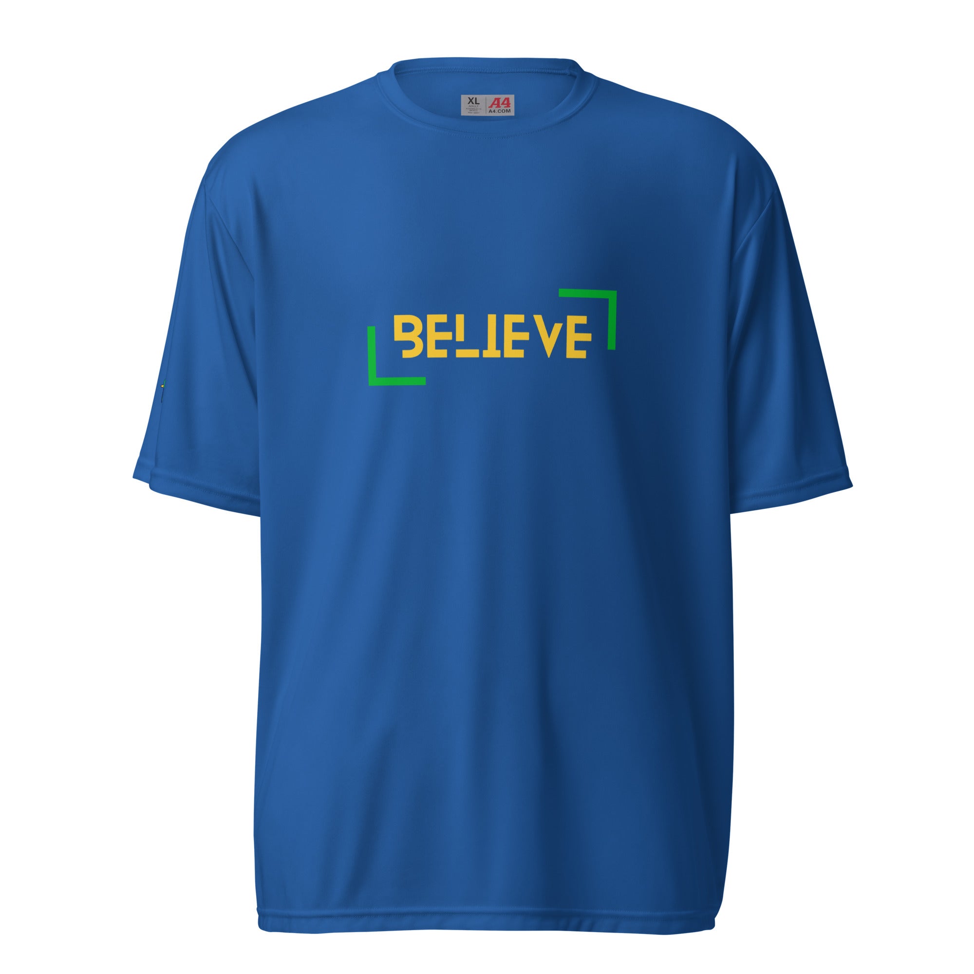 Believe - Men's Performance Crew Neck T-Shirt - Pickleball Puns