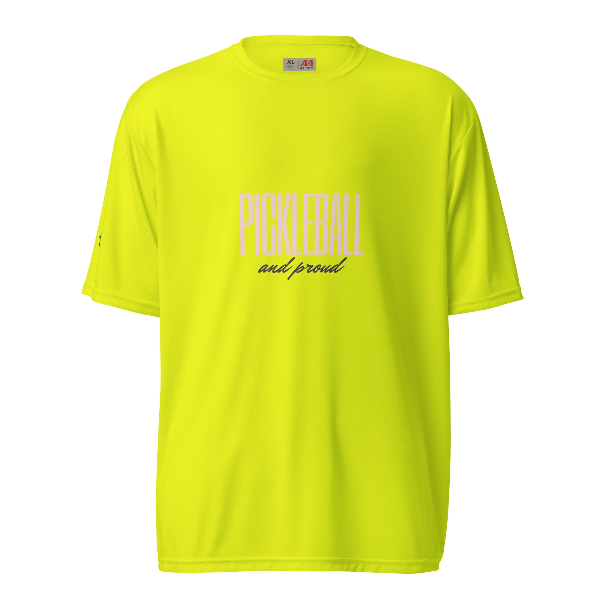 Pickleball and Proud - Women's Performance Crew Neck T-Shirt - Design 2 - Pickleball Puns