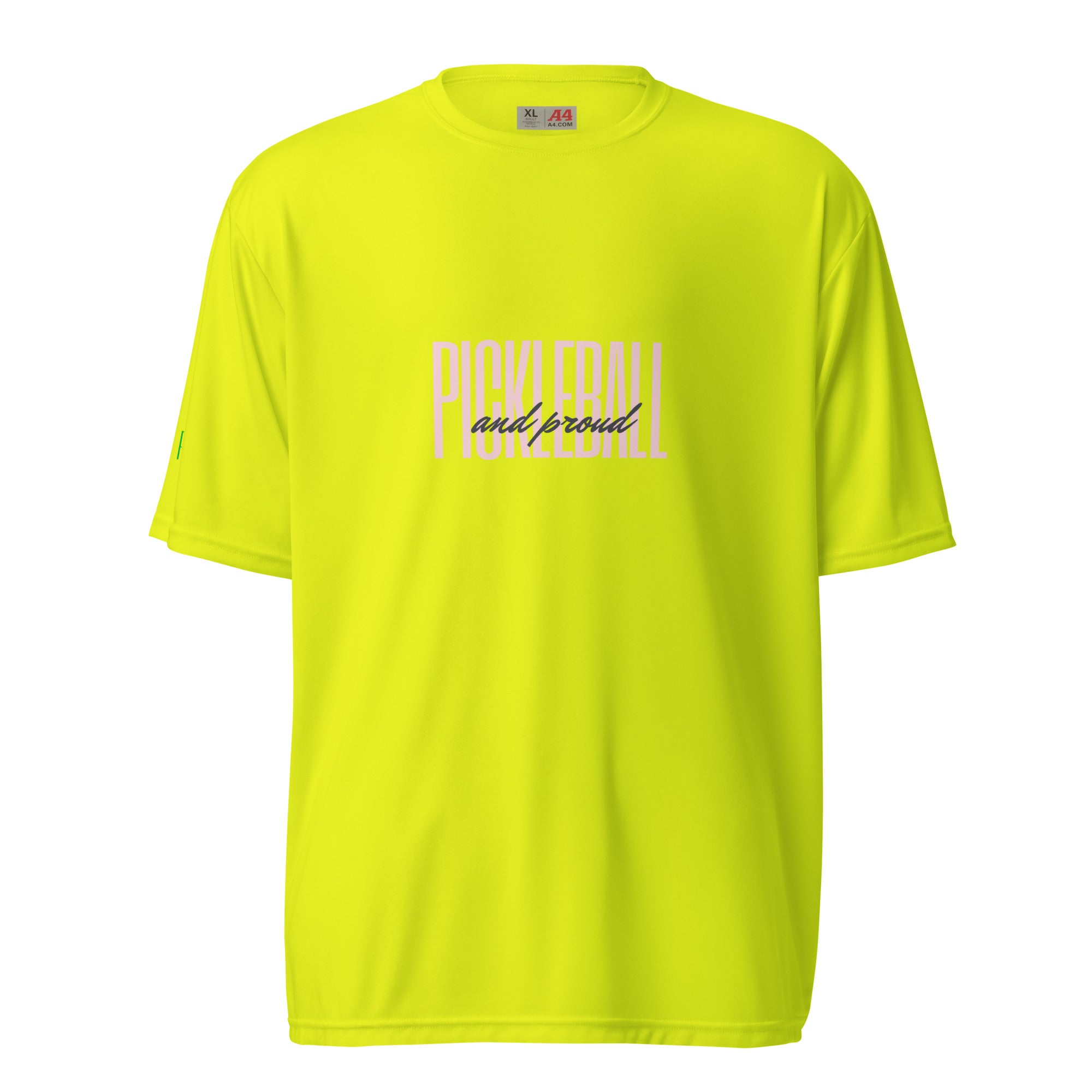 Pickleball and Proud - Women's Performance Crew Neck T-Shirt - Design 1 - Pickleball Puns