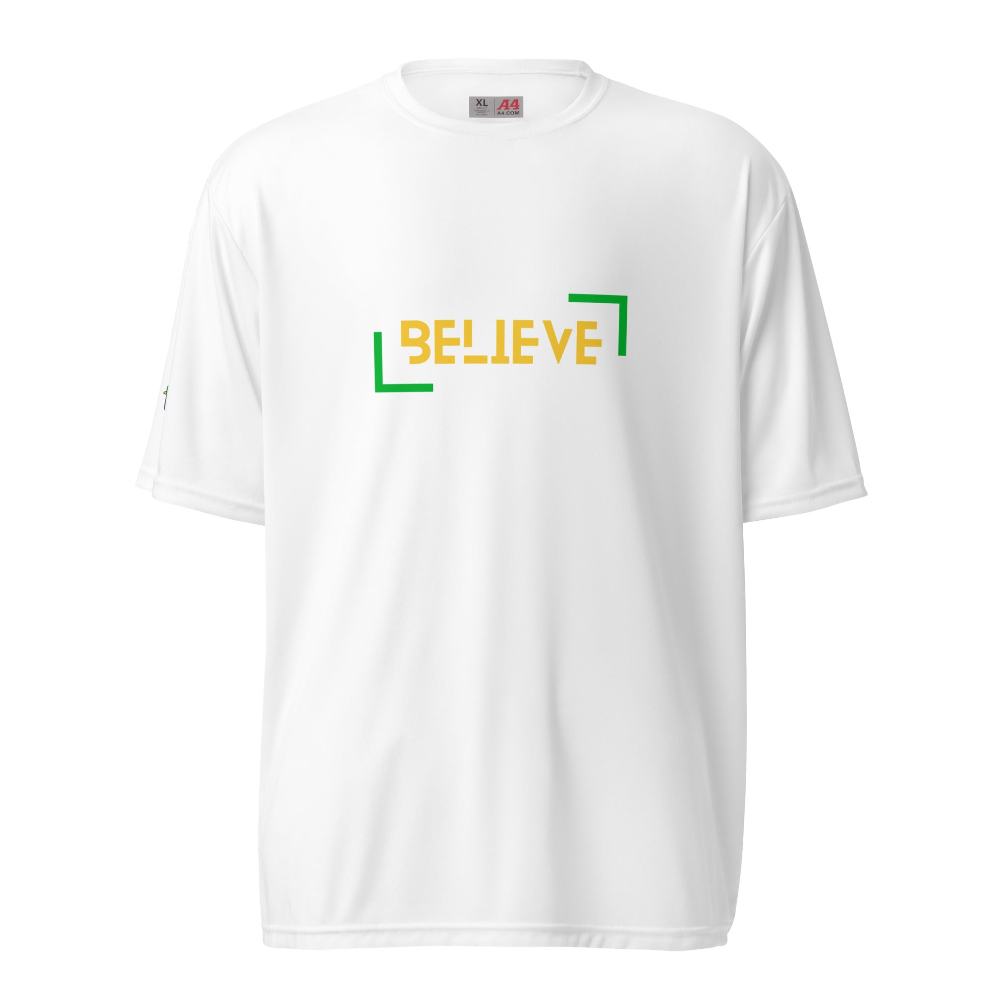 Believe - Men's Performance Crew Neck T-Shirt - Pickleball Puns